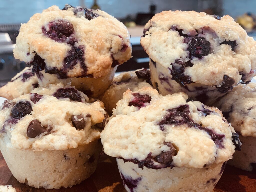 Blueberry Chocolate Chip Muffins